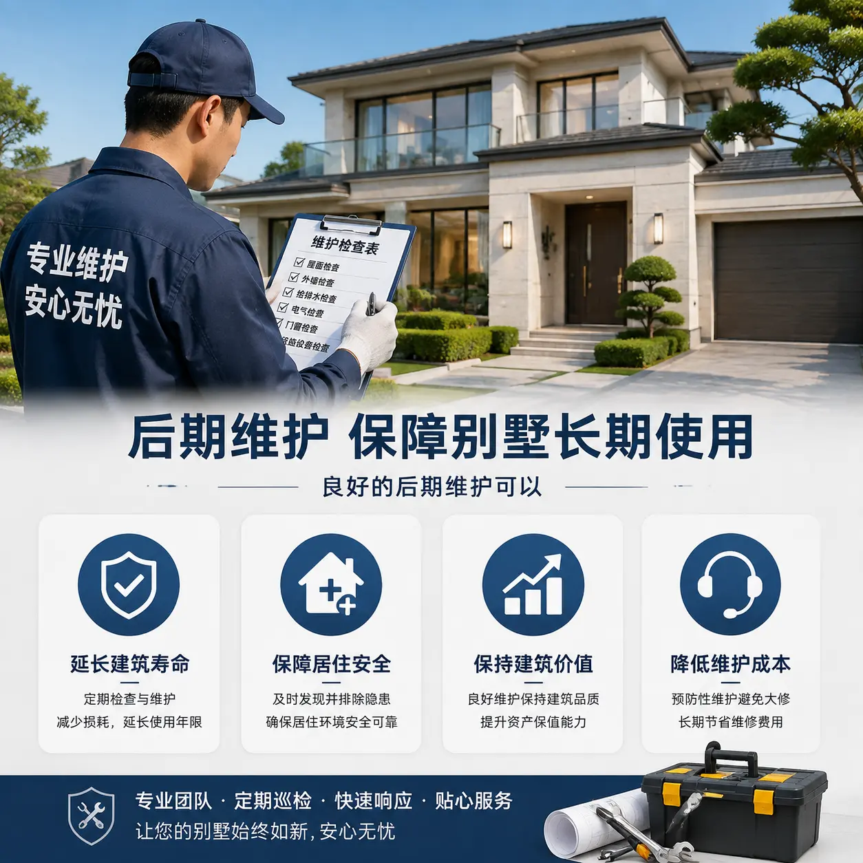别墅建造公司推荐： 黔西 施工质量的关键要素