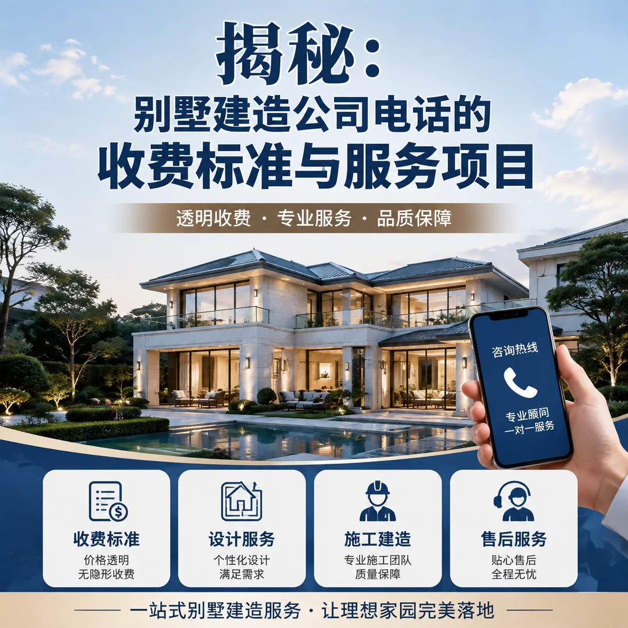 揭秘：黔西别墅建造公司电话的收费标准与服务项目