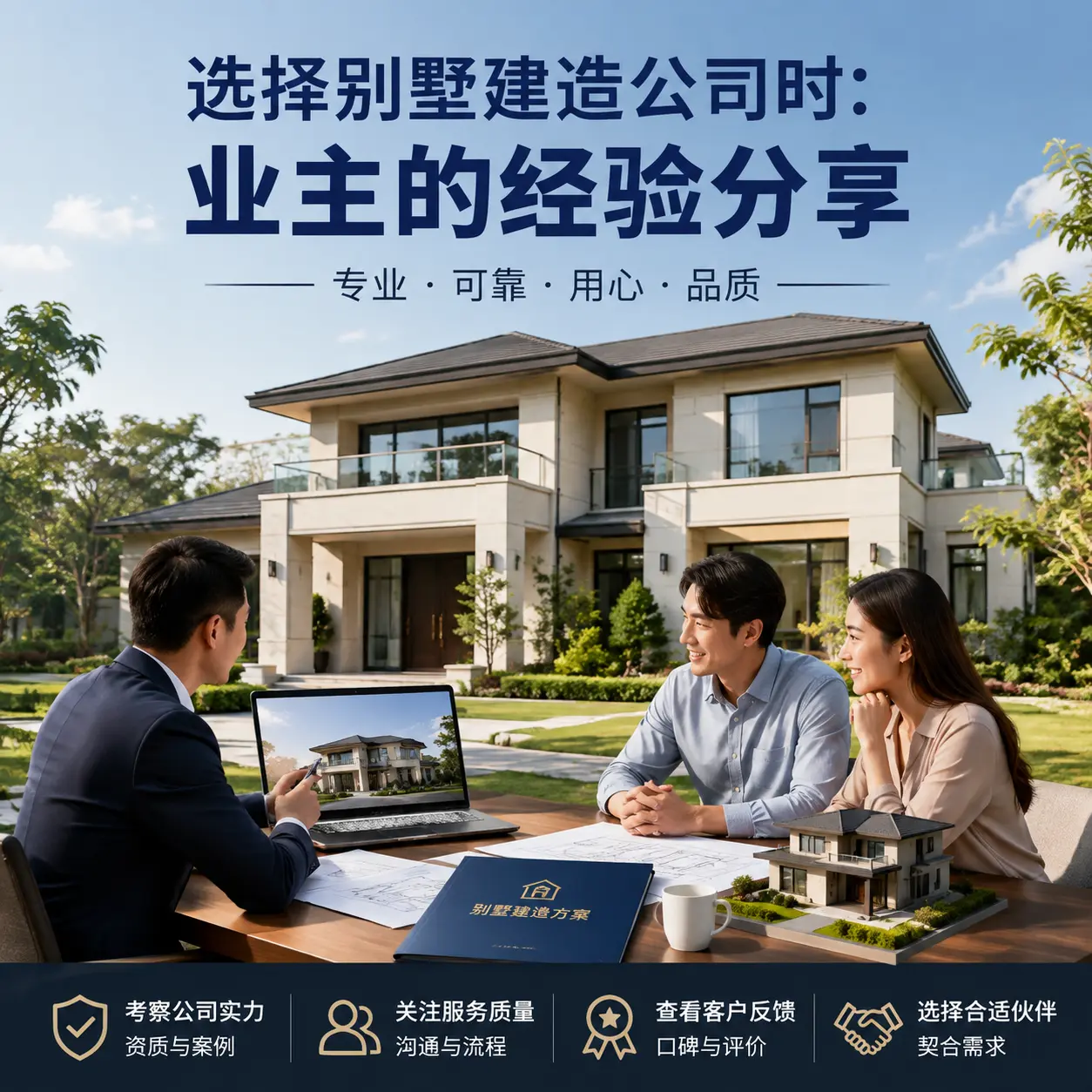 选择别墅建造公司时： 黔西 业主的经验分享