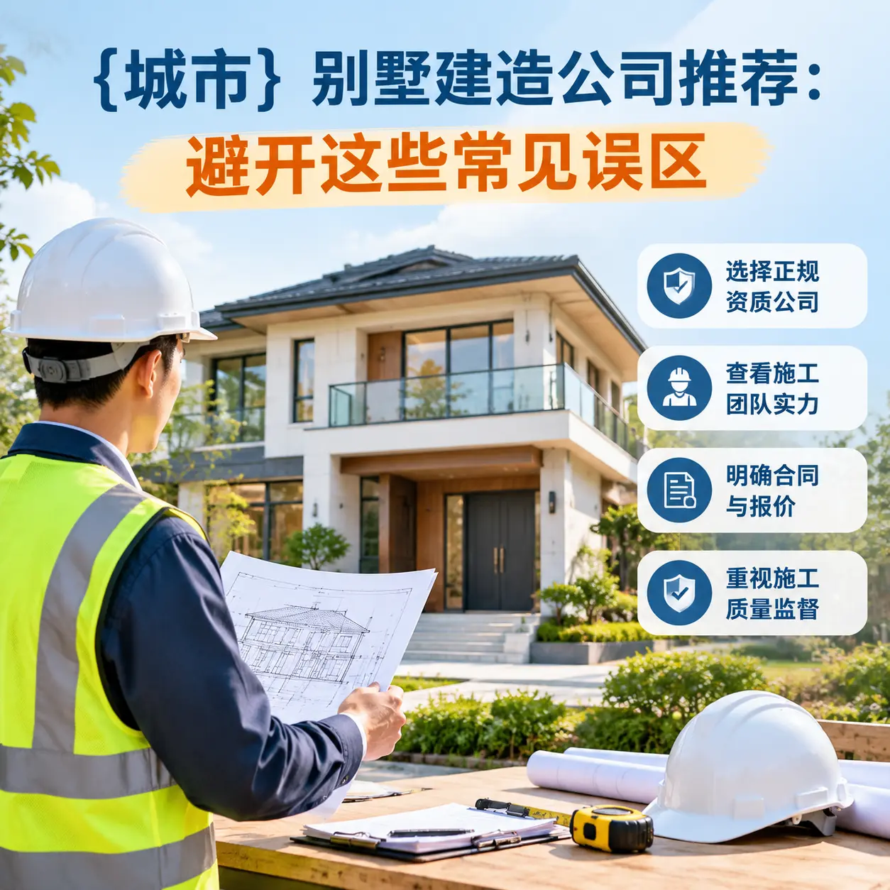 黔西 别墅建造公司推荐:避开这些常见误区