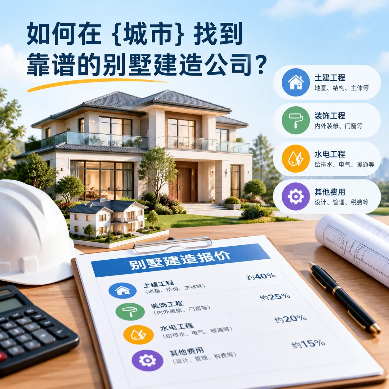 如何在 黔西 找到靠谱的别墅建造公司?