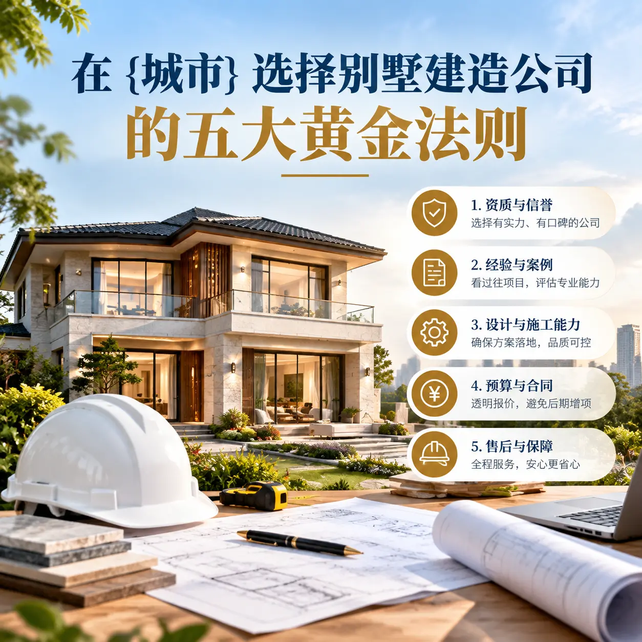 在 黔西 选择别墅建造公司的五大黄金法则
