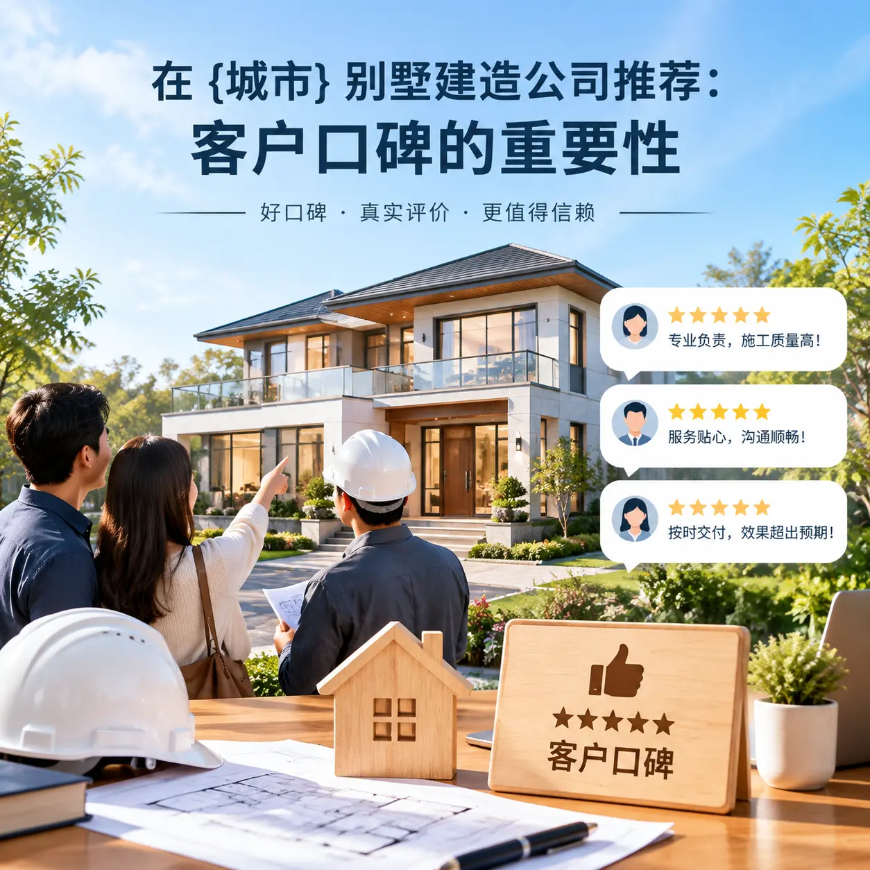 在 黔西 别墅建造公司推荐：客户口碑的重要性
