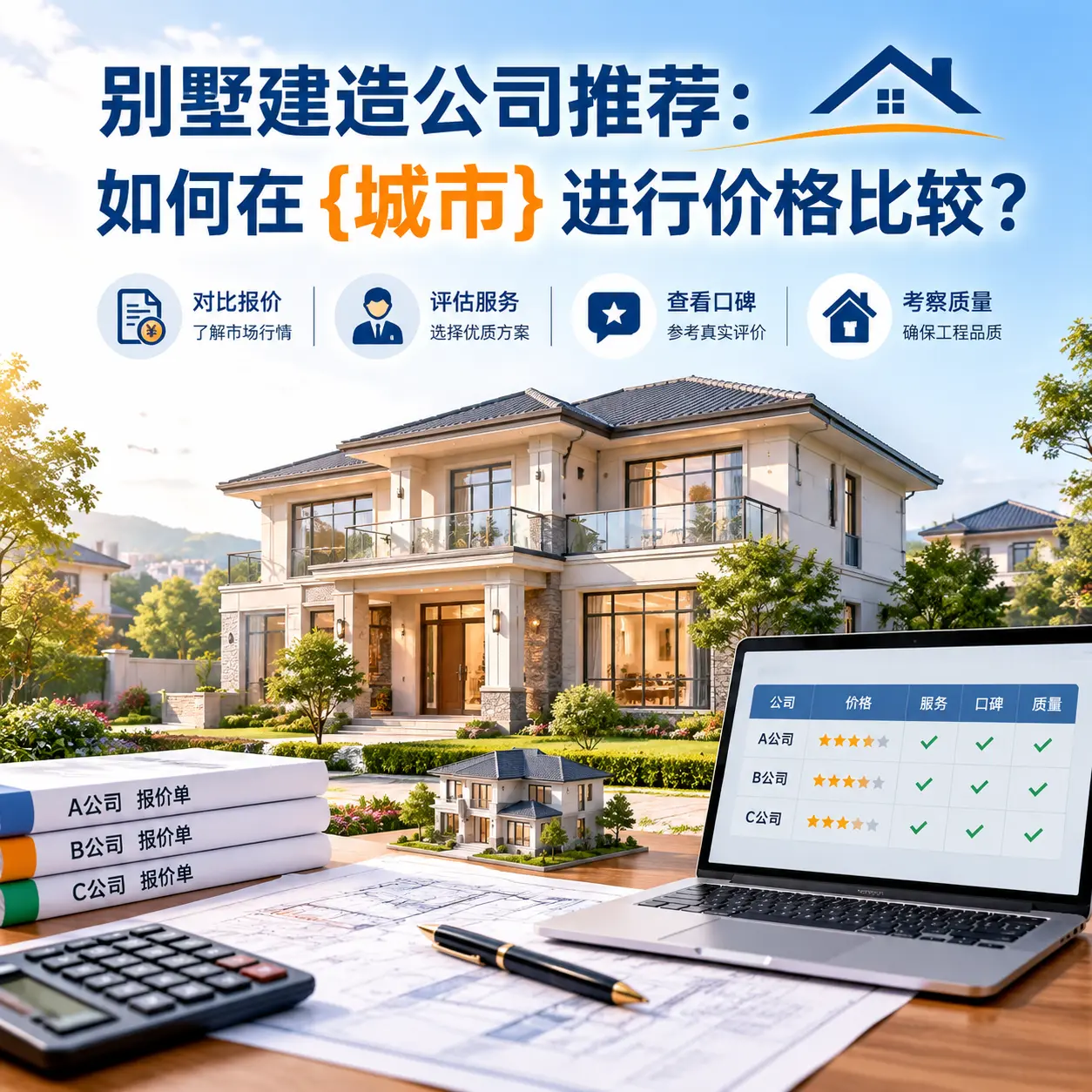 别墅建造公司推荐：如何在 黔西 进行价格比较？