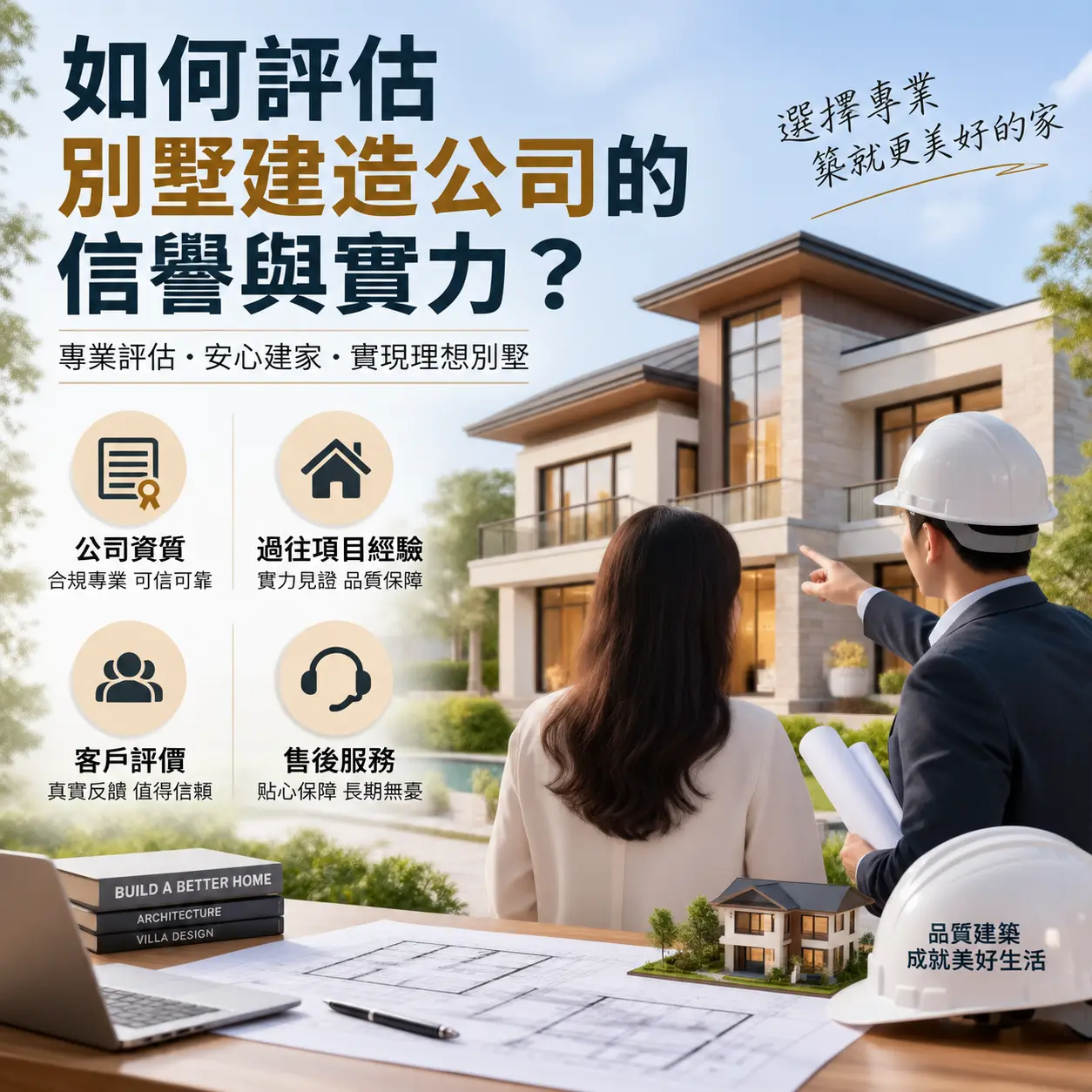 如何评估 黔西 别墅建造公司的信誉与实力？