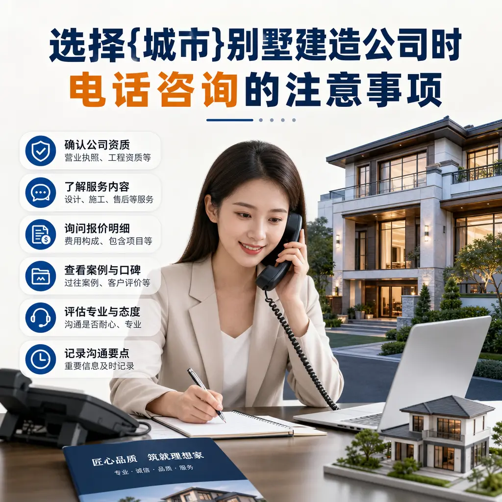 选择黔西别墅建造公司时,电话咨询的注意事项