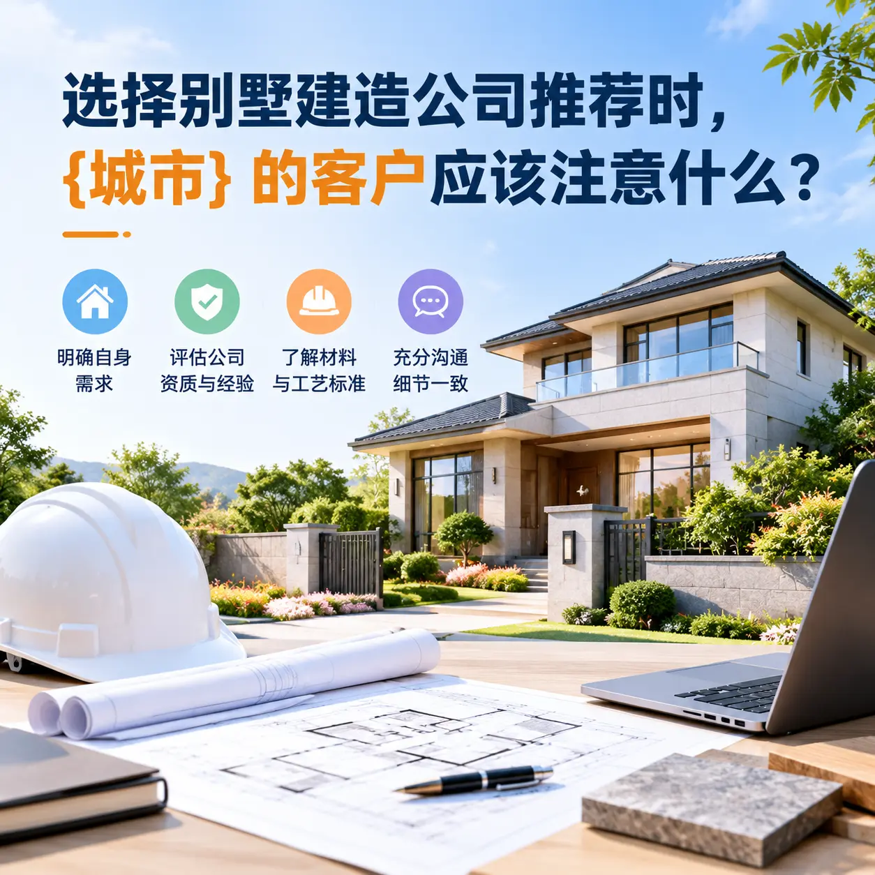 选择别墅建造公司推荐时,黔西 的客户应该注意什么?