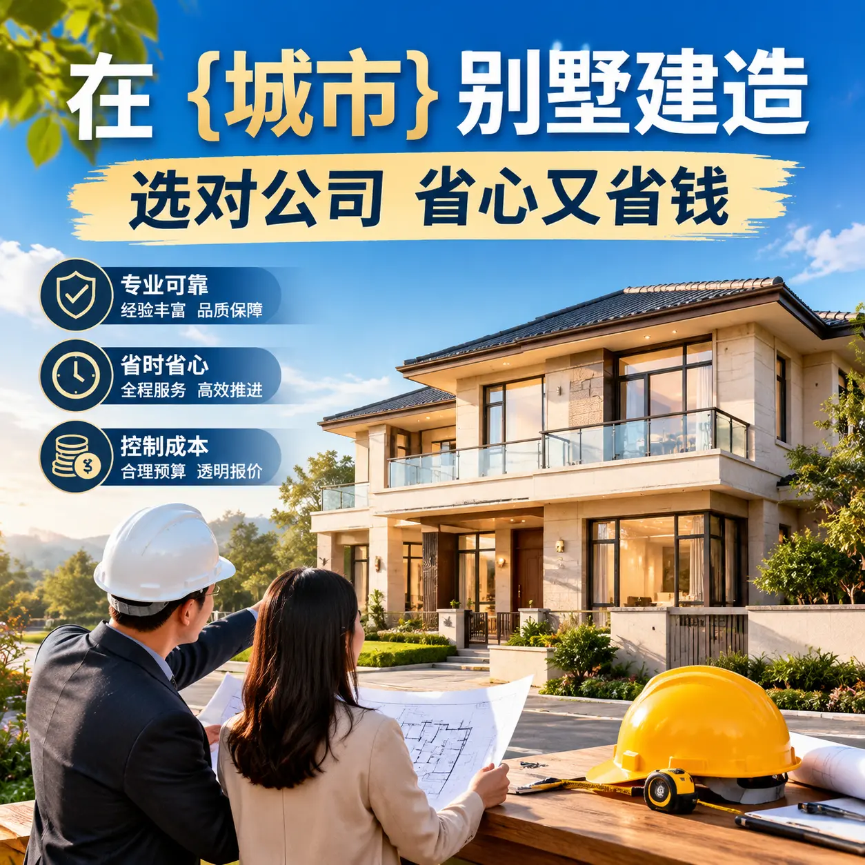 在 黔西 别墅建造，选对公司省心又省钱