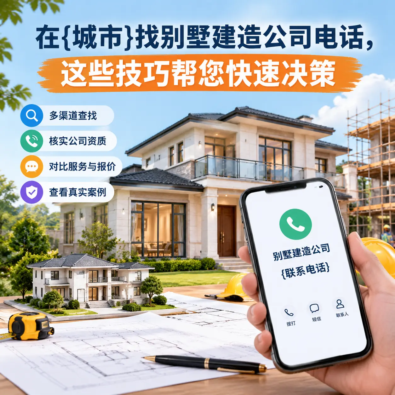 在黔西找别墅建造公司电话，这些技巧帮您快速决策