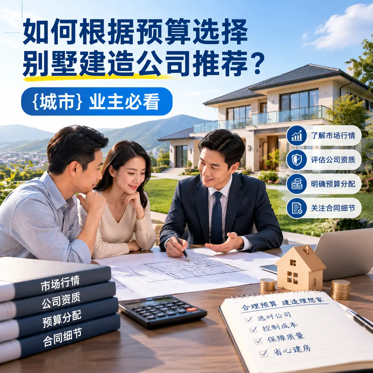 如何根据预算选择别墅建造公司推荐？ 黔西 业主必看