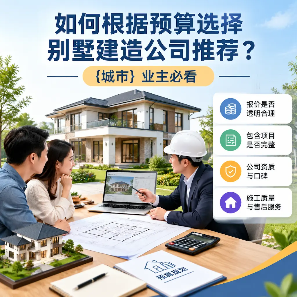 如何根据预算选择别墅建造公司推荐？ 黔西 业主必看