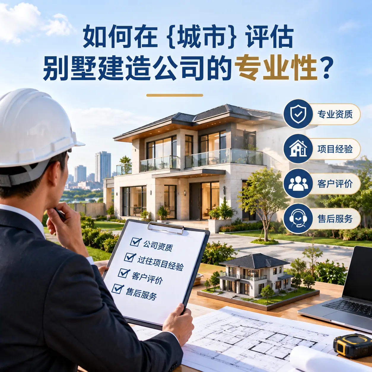 如何在 黔西 评估别墅建造公司的专业性？