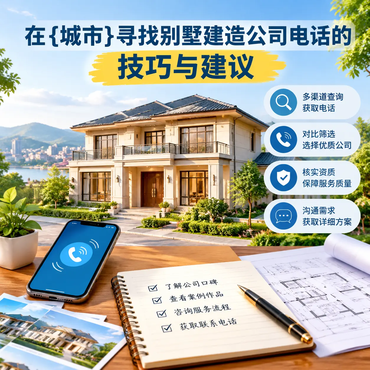 在黔西寻找别墅建造公司电话的技巧与建议
