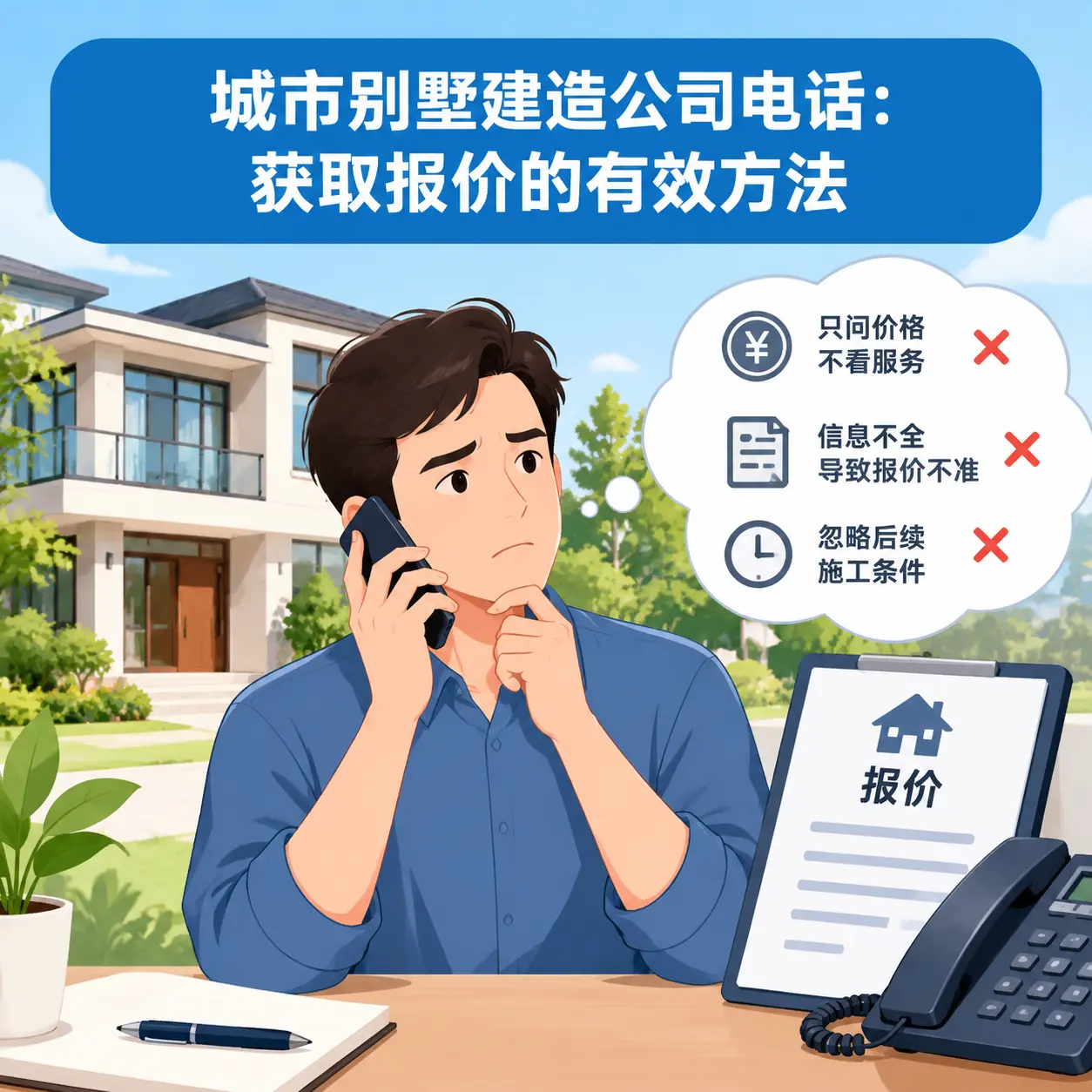黔西别墅建造公司电话：获取报价的有效方法